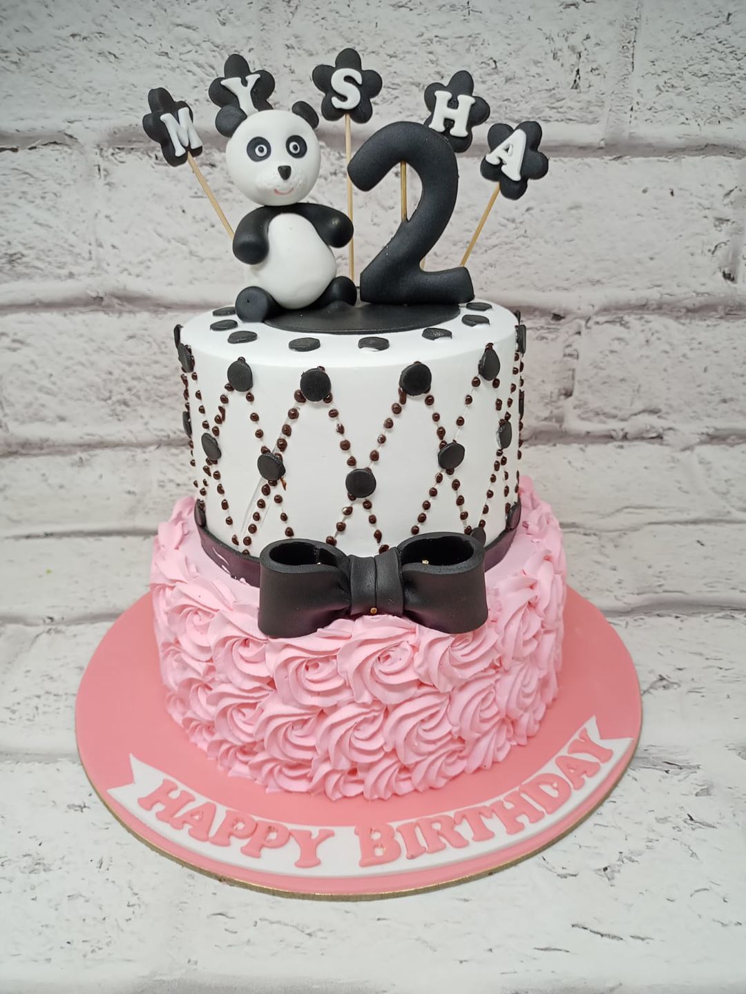 Customer photo review of Floral theme with baby elephant