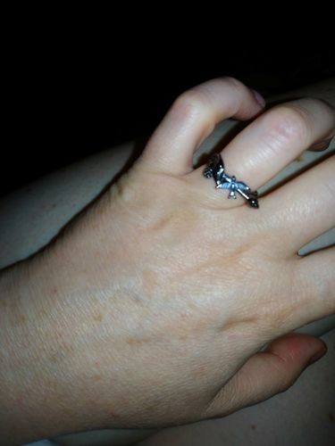 Customer photo review of Bague Vintage "Oiseaux d'Amour"