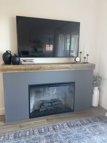 Customer photo review of Dimplex Revillusion 42 inch Built-In Electric Firebox | Weathered Concrete