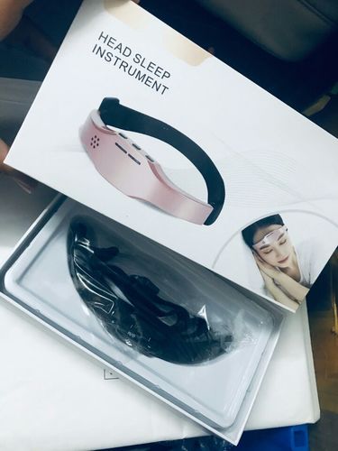 Customer photo review of Electric Sleep Instrument To Improve Insomnia - Hypnosis Head Massager