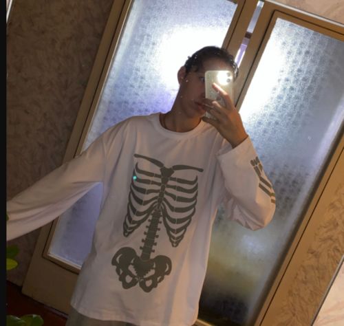 Customer photo review of 'With or without you' Long Sleeve Top