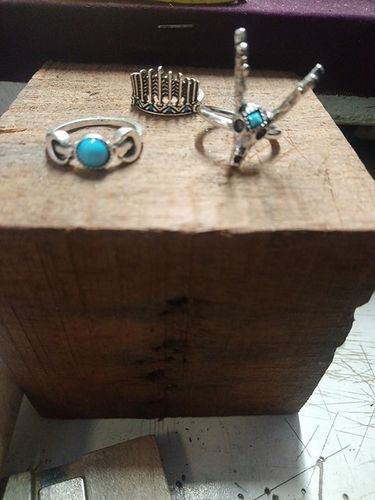 Customer photo review of Ensemble de 7 bagues de phalanges "Vintage Boho Éléphant"