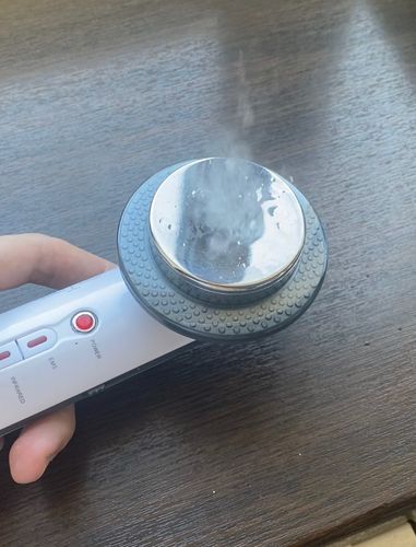 Customer photo review of 3 in 1 Ultrasonic EMS Facial Body Slimming Device - Anti Cellulite Fat Burner
