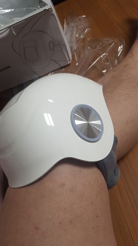 Customer photo review of Heated Cordless Compression Knee Massager For Arthritis & Pain Relief
