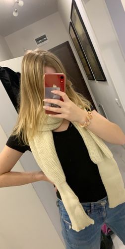 Customer photo review of Écharpe Frileuse 6 en 1 avec manches