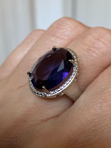 Customer photo review of Bague en Améthyste et Argent 925
