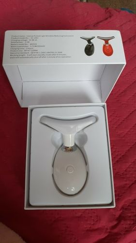 Customer photo review of IPL Vibration Neck Tightening Device - Reduce Double Chin Anti-aging and Anti-wrinkle