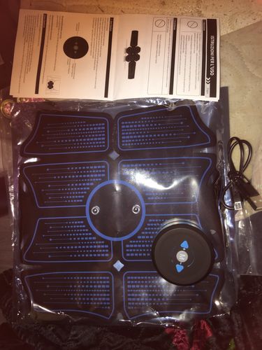 Customer photo review of EMS Abdominal Muscle Stimulator Belt - ABS Fitness Equipment Trainer