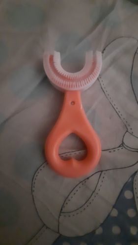 Customer photo review of HappyBrush™ - Brosse à dents 360° en forme de U pour Enfants