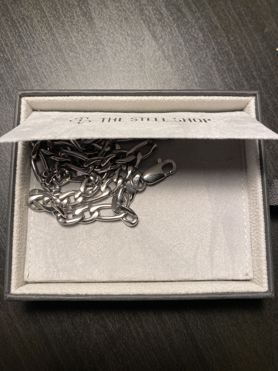 Customer photo review of 7mm Figaro Link Chain