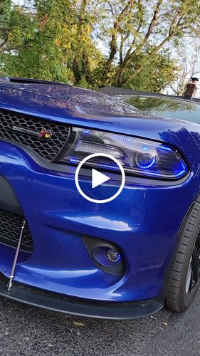 Customer video review of 2015-2021 Dodge Charger Flow Series Color Chasing DRL Headlight Kit