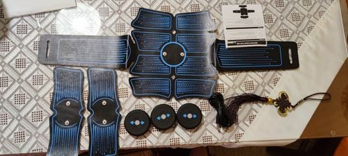 Customer photo review of EMS Abdominal Muscle Stimulator Belt - ABS Fitness Equipment Trainer