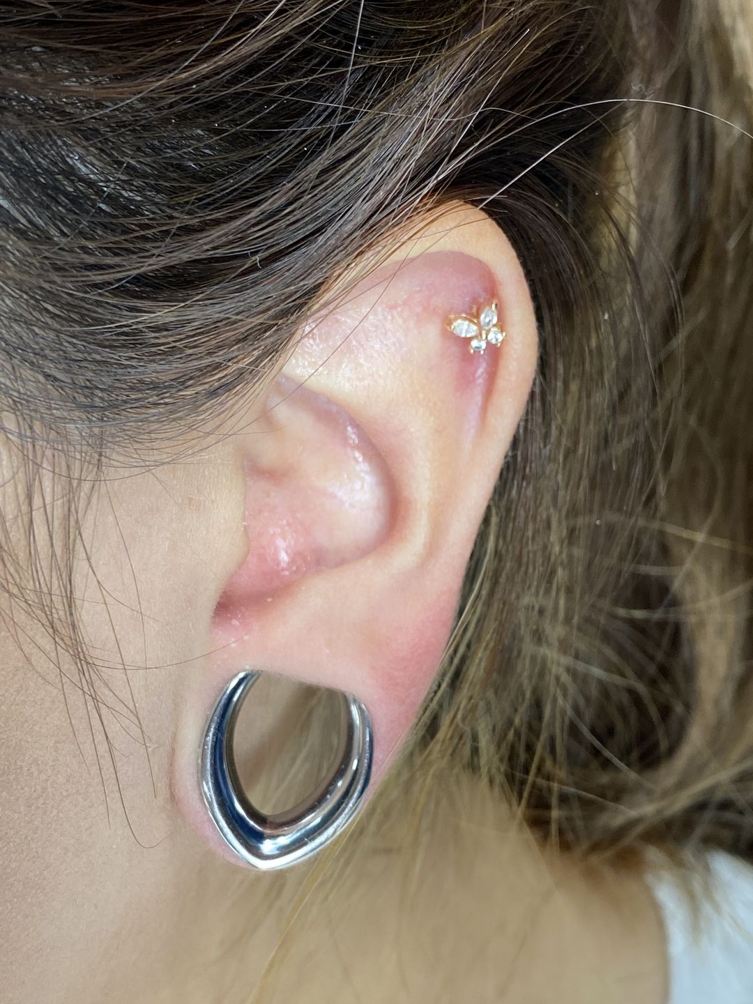 Customer photo review of Piercing de Mariposa