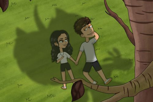 Customer photo review of 'Big Mouth' Custom Portrait