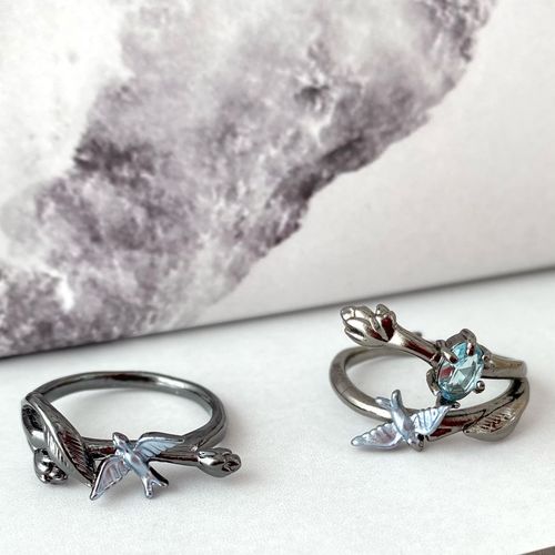 Customer photo review of Bague Vintage "Oiseaux d'Amour"