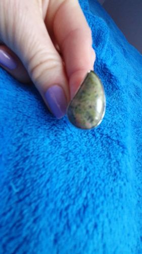 Customer photo review of Bague Pierre Semi Précieuse "Goutte d'Eau" ajustable - 8 modèles disponibles
