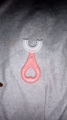 Customer photo review of HappyBrush™ - Brosse à dents 360° en forme de U pour Enfants