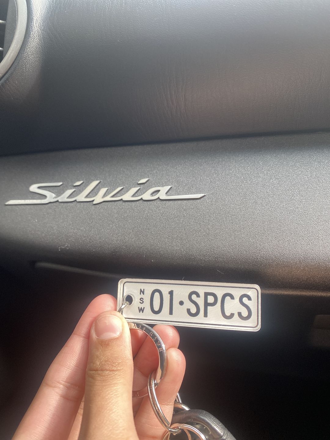 Customer photo review of NSW Premium Licence Plate Custom Keychain