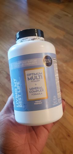 Customer photo review of LIVING MY BEST LIFE - Optimum Vitamin & Mineral Complex Tablets (45 Day Supply/ $1 A Day) CLICK HERE