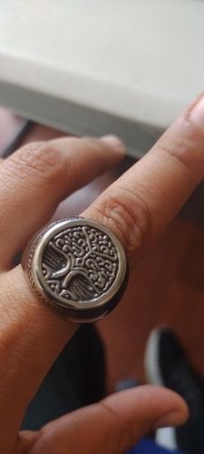 Customer photo review of Chevalière Arbre de vie