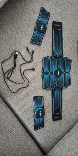 Customer photo review of EMS Abdominal Muscle Stimulator Belt - ABS Fitness Equipment Trainer