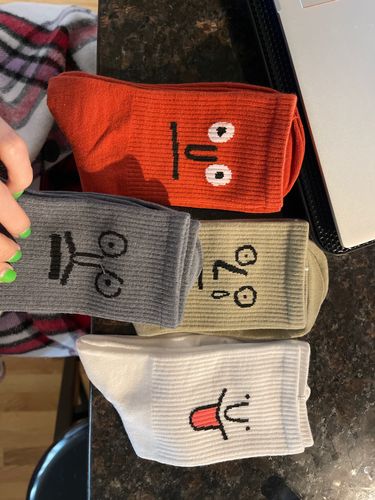 Customer photo review of Smoods™ Funky Personality Socks