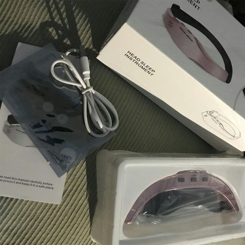 Customer photo review of Electric Sleep Instrument To Improve Insomnia - Hypnosis Head Massager