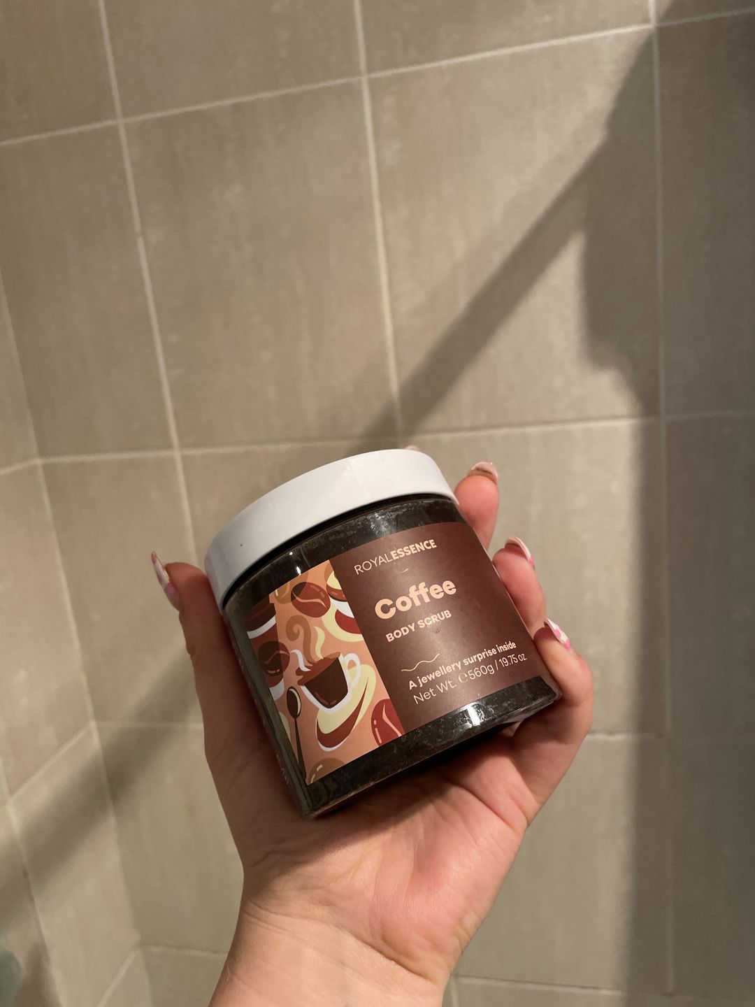 Customer photo review of Coffee (Body Scrub)