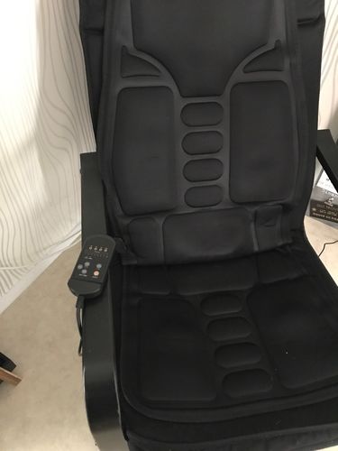 Customer photo review of Heated Full Body Massage Chair Pad | Massage Seat Cushion | Car Seat Massager
