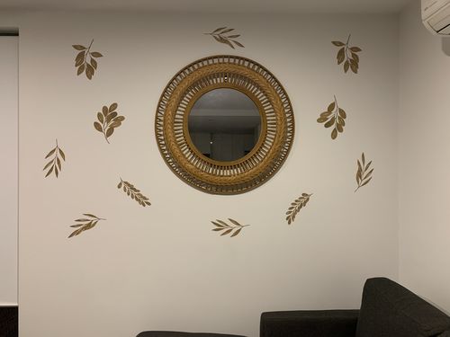 Customer photo review of Autumn Leaves Decal Set