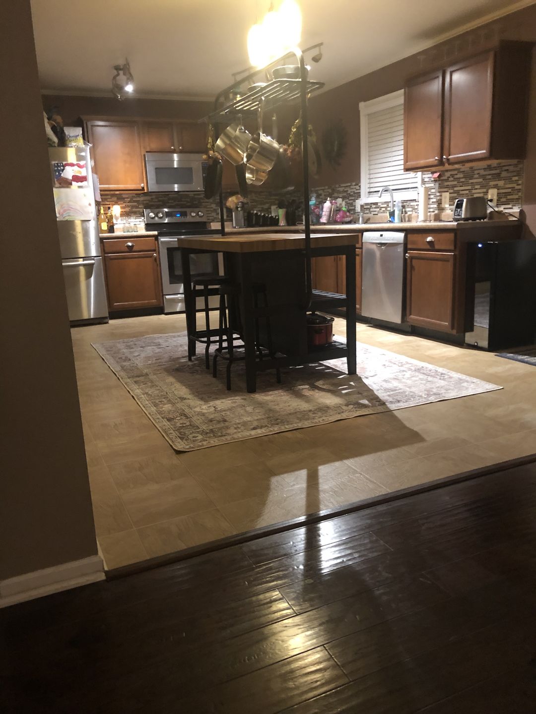 Customer photo review of Distressed Vintage Cezanne Blush Area Rug