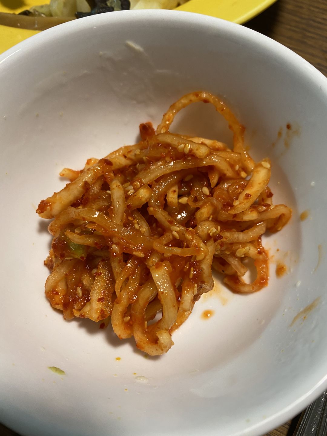 Customer photo review of JIN "Julienne" Radish Salad