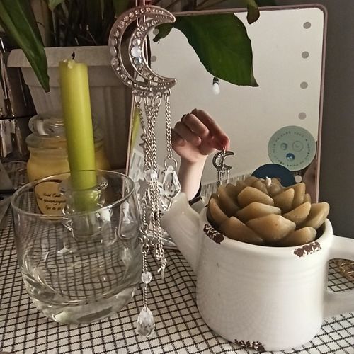 Customer photo review of Épingles à cheveux "Gouttes d'eau en cristal de lune"