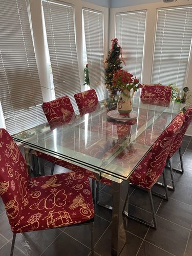 Customer photo review of Cabrexa© Christmas Chair Covers