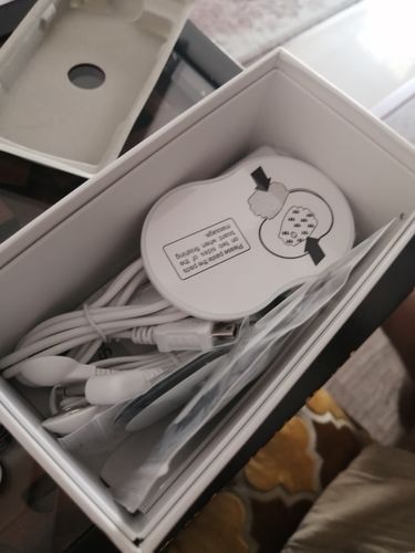 Customer photo review of Dual Channels TENS EMS Machine Muscle Stimulator Machine