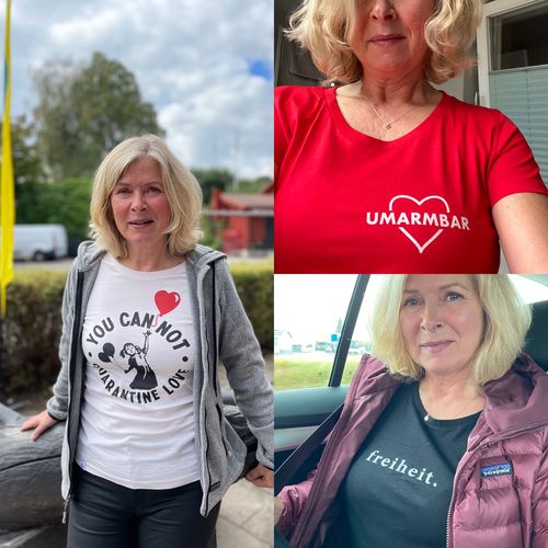 Customer photo review of DEZENTE REBELLEN PREMIUM SHIRT MÄDELS • UMARMBAR