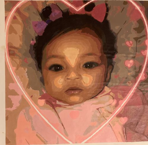 Customer photo review of Custom Paint By Numbers Kit - Upload Your Photo - Brush Set Included