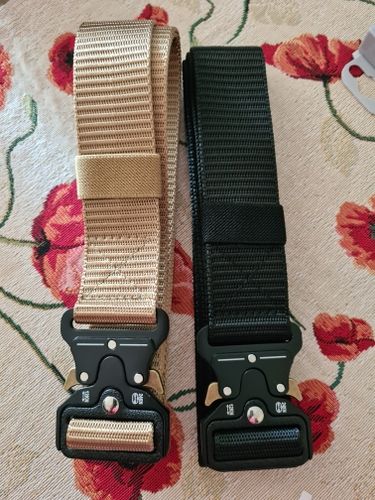 Customer photo review of FansGemacht Cobra taktischer Gürtel Nylongürtel