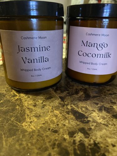 Customer photo review of Mango Cocomilk Whipped Body Cream