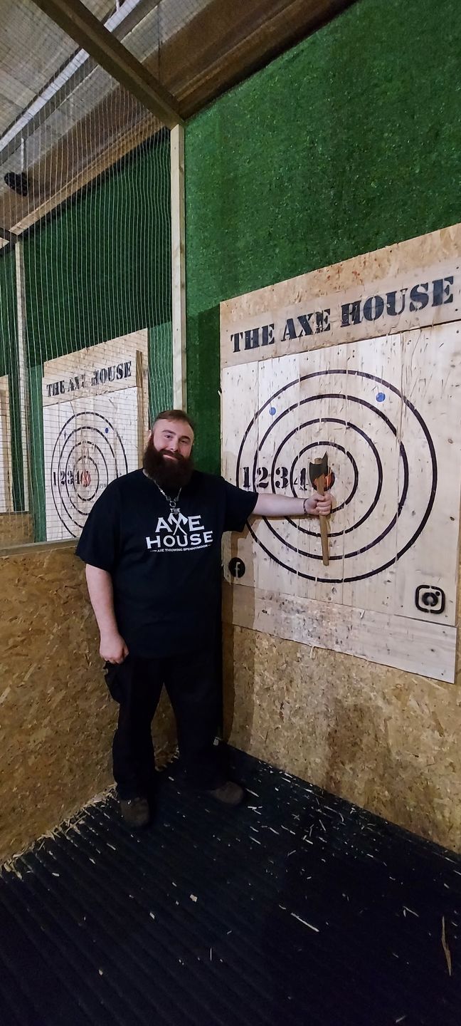 Customer photo review of Double Bit Thrower - Raven Forge