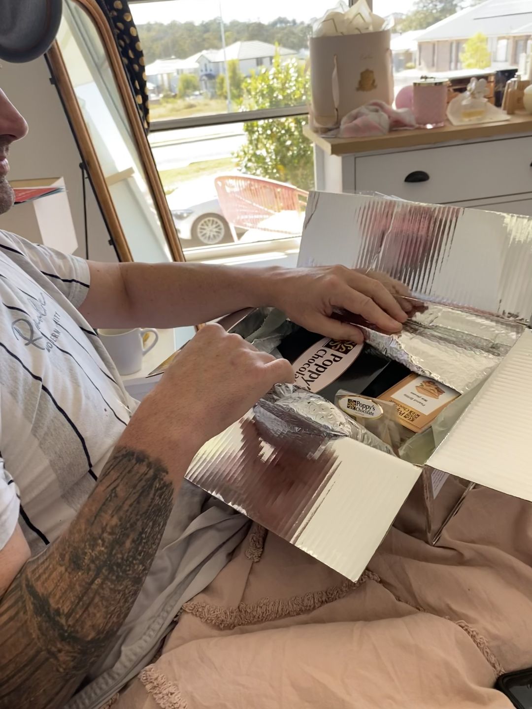 Customer photo review of Dad, You're a Star Hamper