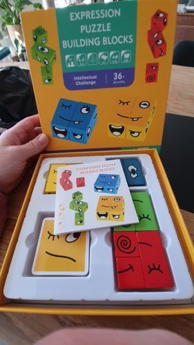 Customer photo review of Cube de construction MaxiPuzzle™