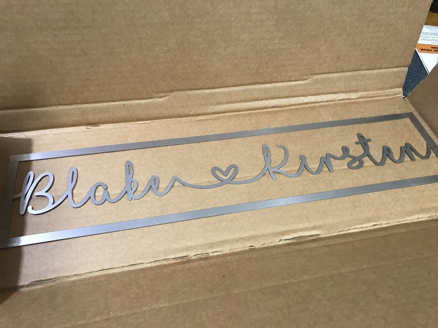 Customer photo review of I Heart You