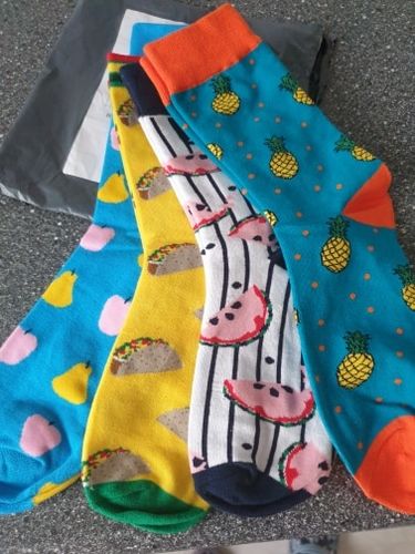 Customer photo review of Smoods™ Colourful Funky Socks