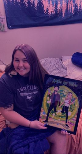 Customer photo review of 'Rick and Morty' Custom Portrait
