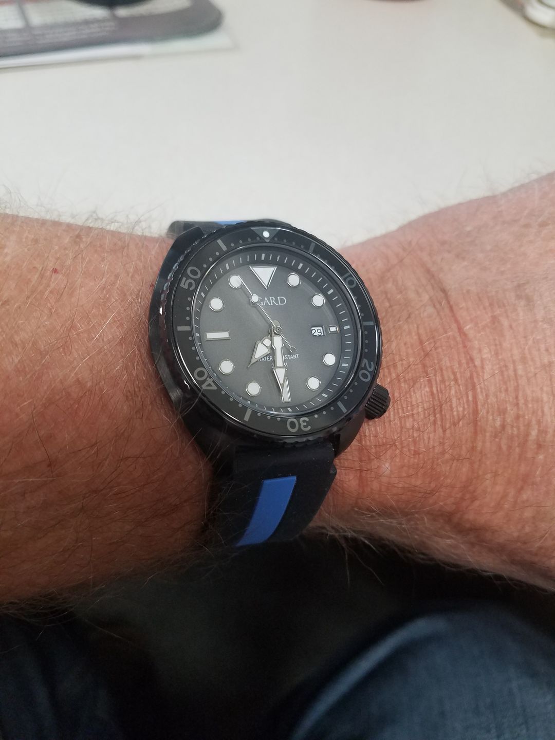 Customer photo review of TBL Police watch - Men