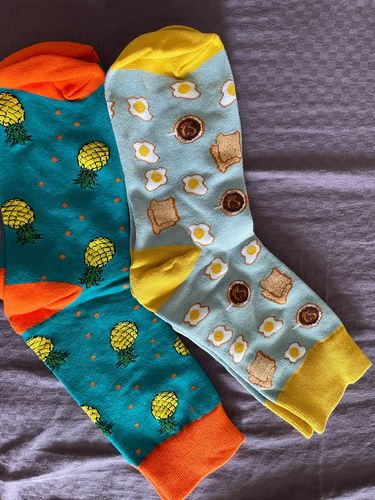 Customer photo review of Smoods™ Colourful Funky Socks
