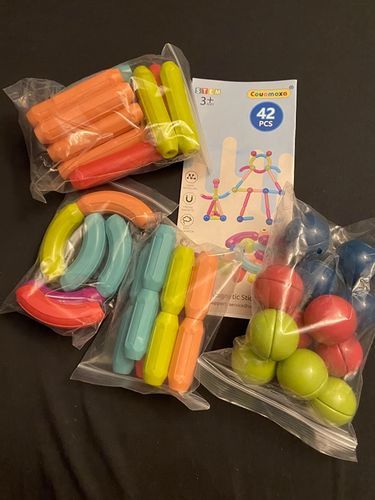 Customer photo review of Jouet Montessori | Kit De construction Magnétiques Éducatifs Pour Enfants