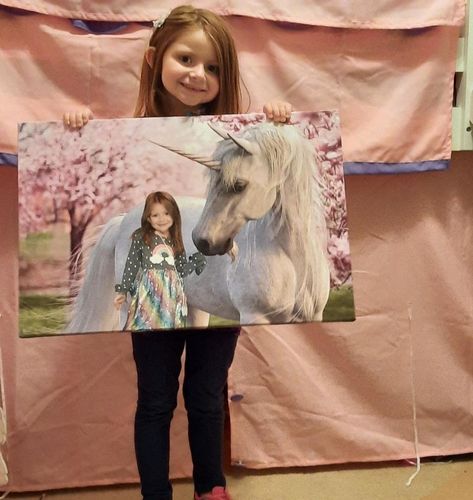 Customer photo review of Pink Unicorn