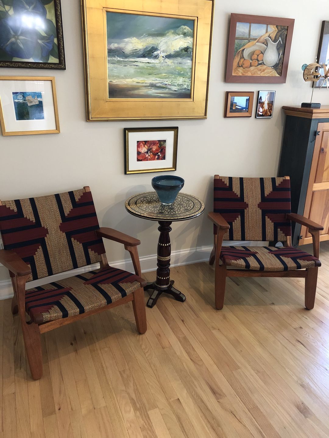 Customer photo review of Masaya Arm Chair, Momotombo Pattern